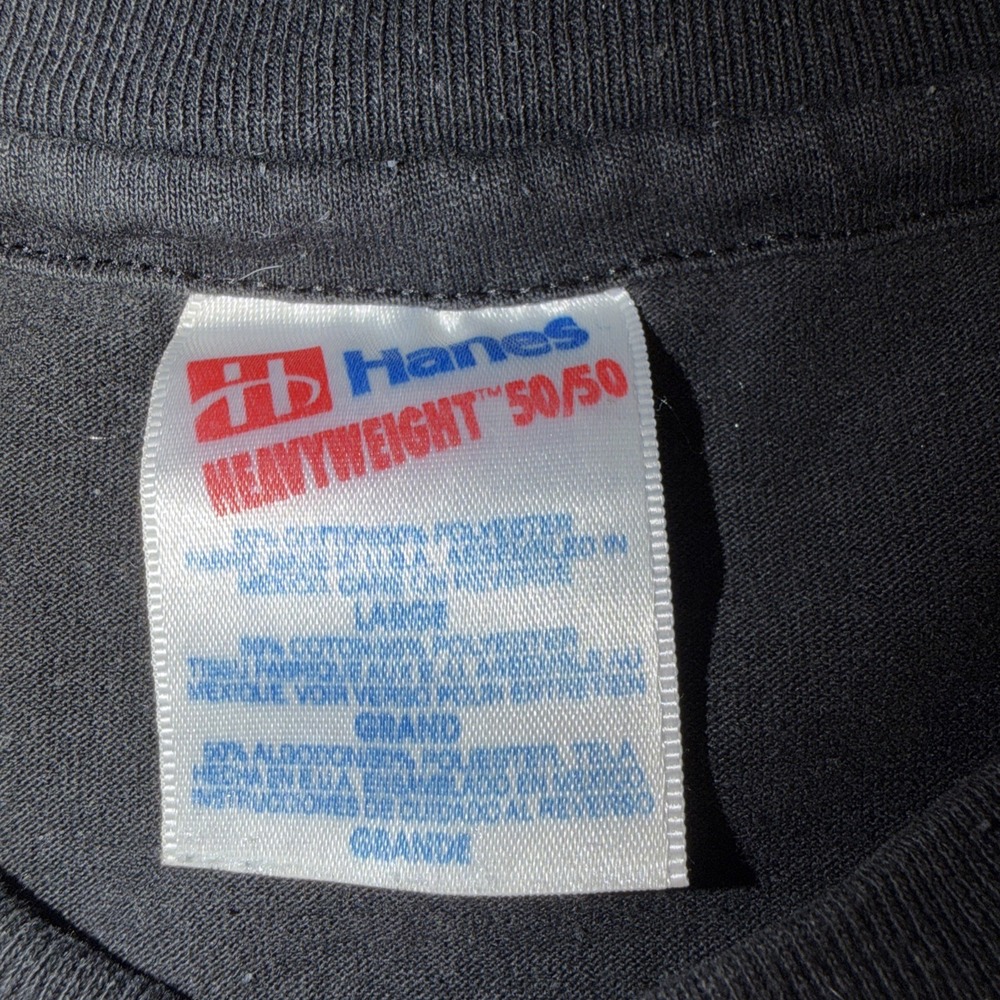 Vintage Single Stitch Painted Graphic T-Shirt Made in USA "The Red Schoolhouse" - Picture 5 of 8